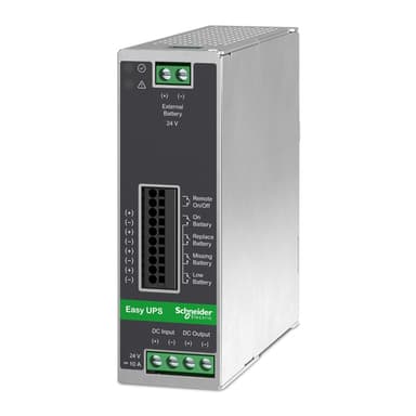 APC BVS480XDPDR 24V DC UPS – 480Watt, 24V, 20A, DIN-Rail mounting, Power Module without battery view 1