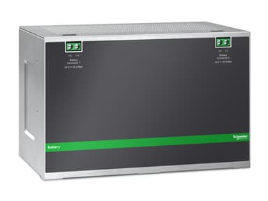 APC XB005XPDR External Battery Pack, DIN-Rail mounting view 1