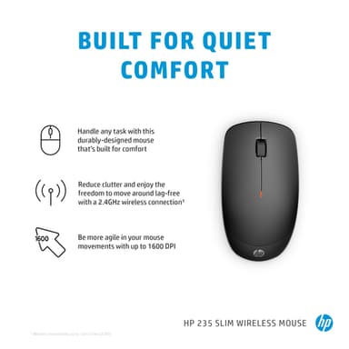 HP 235 Slim Wireless Mouse view 5