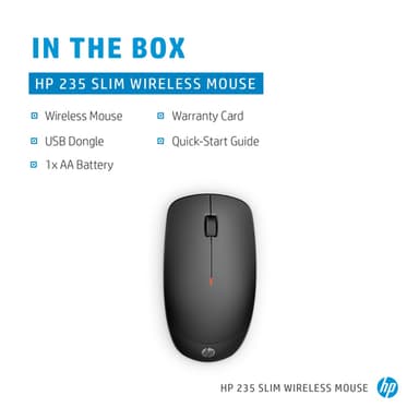 HP 235 Slim Wireless Mouse view 3