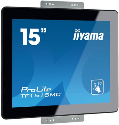 iiyama TF1515MC-B2 computer monitor 38.1 cm (15") 1024 x 768 pixels XGA LED Touchscreen Black view 9