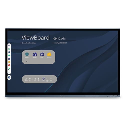 Viewsonic IFP6562 Signage Display Interactive flat panel 165.1 cm (65") LED Wi-Fi 350 cd/m² 4K Ultra HD Black Touchscreen Built-in processor Android 8.0
