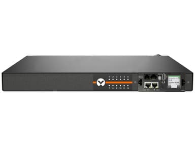 Vertiv Geist VP5U21A0 power distribution unit (PDU) 12 AC outlet(s) 1U Black view 2