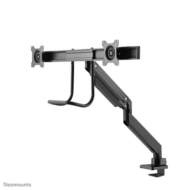Neomounts NM-D775DXBLACK Monitor arm 10-32" - gas spring - Topfix - 180°-stop view 4