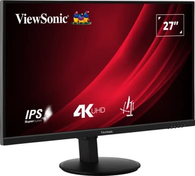 Viewsonic VG Series VG2708-4K computer monitor 68.6 cm (27") 3840 x 2160 pixels 4K Ultra HD LED Black view 2