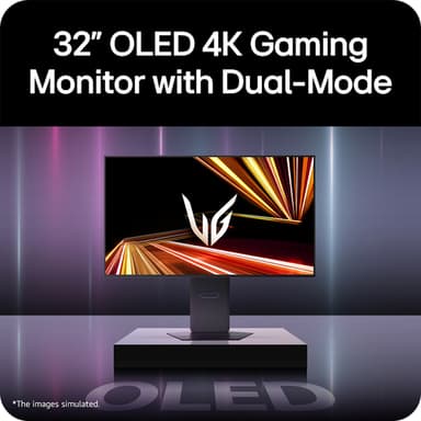 LG UltraGear OLED GX8 32GX850A-B 4K UHD Dual-Mode: 165Hz -330Hz gaming monitor view 12