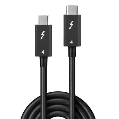 Lindy 1m Thunderbolt 4 Cable, 40Gbps, passive view 2