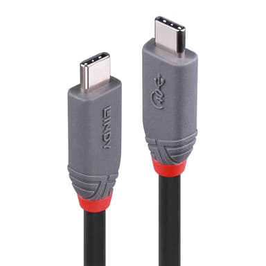 Lindy 0.8m USB 4 Type C Cable, 40Gbps, Anthra Line view 1
