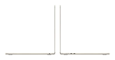 Apple MacBook Air Apple M M3 Laptop 38.9 cm (15.3") 8 GB 256 GB SSD Wi-Fi 6E (802.11ax) macOS Sonoma Beige view 3
