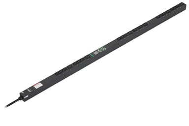 APC EasyPDU power distribution unit (PDU) 24 AC outlet(s) 0U Black view 2