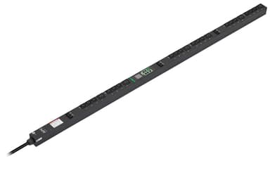 APC EasyPDU power distribution unit (PDU) 24 AC outlet(s) 0U Black view 3