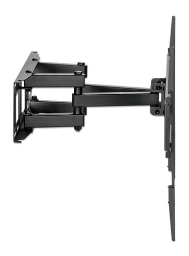 Manhattan Wall Mount for TV & Monitors (Full Motion), For screens 32" to 55", VESA compatibility: all between 100x100mm to 400x400mm - check the dimensions of the four mounting holes on back of screen to ensure it fits, Max 40kg, Black, Bracket, Lifetime Warranty view 4