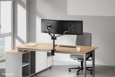 Neomounts DS60-425BL2 Monitor arm 17-27" - space saving view 18