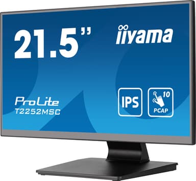 iiyama ProLite T2252MSC-B2 computer monitor 54.6 cm (21.5") 1920 x 1080 pixels Full HD LCD Touchscreen Black view 5