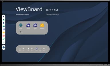 Viewsonic IFP7562 Signage Display Interactive flat panel 190.5 cm (75") LED Wi-Fi 350 cd/m² 4K Ultra HD Black Touchscreen Built-in processor Android view 2