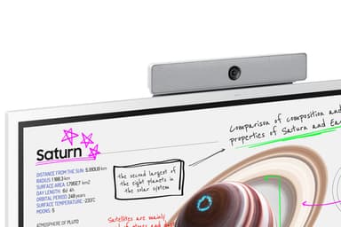 Samsung WM65B interactive whiteboard 165.1 cm (65") 3840 x 2160 pixels Touchscreen Grey, White view 16