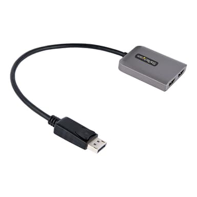 StarTech.com DP to Dual HDMI MST HUB - Dual HDMI 4K 60Hz - DisplayPort Multi Monitor Adapter with 1ft / 30cm cable - DP 1.4 Multi Stream Transport Hub, DSC | HBR3 - DP to HDMI Splitter view 2