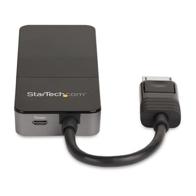 StarTech.com 3 Port Multi Monitor Adapter - DisplayPort 1.4 to 3x 4K DisplayPort Video Splitter - Dual or Triple 4K - Laptop/Desktop DisplayPort MST Hub for Multiple Monitors - For Windows PCs Only view 4