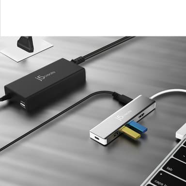 j5create JUP2290C-EN 100W PD USB-C® Super Charger - EU, Black, includes 1.2 m cable view 5