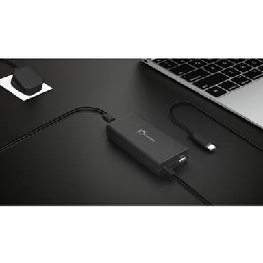j5create JUP2290C-FN 100W PD USB-C® Super Charger - UK, Black, includes 1.2 m cable view 3