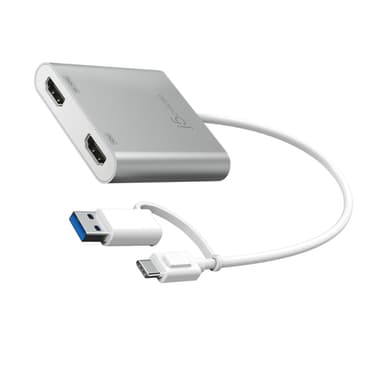 j5create JCA365-N USB-C® to Dual HDMI™ Multi-Monitor Adapter view 2