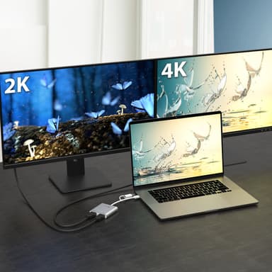 j5create JCA365-N USB-C® to Dual HDMI™ Multi-Monitor Adapter view 4