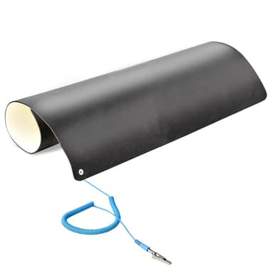 StarTech.com Anti Static Mat, ESD Mat for Electronics Repair, Anti Static Table/Desk Mat w/Detachable Grounding Wire, ANSI/ESD S 4.1, Flexible Thermoplastic Work Pad/Mat, 23x47 in (60x120cm) - TAA view 2