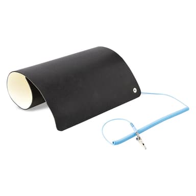 StarTech.com Anti Static Mat, ESD Mat for Electronics Repair, Anti Static Table/Desk Mat w/Detachable Grounding Wire, ANSI/ESD S 4.1, Flexible Thermoplastic Work Pad/Mat, 11x18in (30x46cm) - TAA view 2