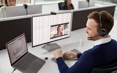 Jabra Engage 55 MS Stereo Headset Wireless Head-band Office/Call center USB Type-A Black view 6