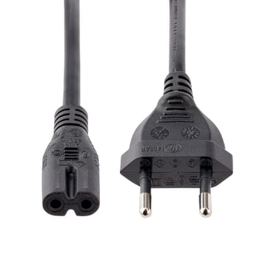 StarTech.com 2m (6ft) Laptop Power Cord, EU Plug to C7, 2.5A 250V, 18AWG, Laptop Replacement Cord, Printer Power Cable, Laptop Charger Cord, Laptop Power Brick Cord view 4