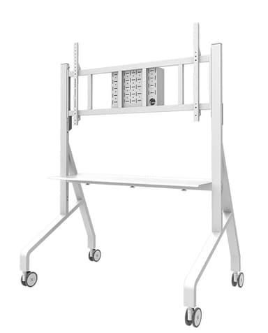 Neomounts FL50-575WH1 TV trolley 65-115" - fast installation - TÜV view 2