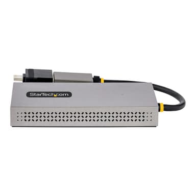 StarTech.com USB to Dual HDMI Adapter, USB A/C to 2x HDMI Displays (1x 4K30Hz, 1x 1080p), Integrated USB-A to C Dongle, 4in/11cm Cable, USB 3.0 to HDMI Display Adapter, Windows & macOS view 4