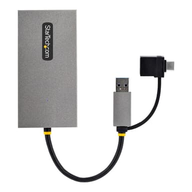 StarTech.com USB to Dual HDMI Adapter, USB A/C to 2x HDMI Displays (1x 4K30Hz, 1x 1080p), Integrated USB-A to C Dongle, 4in/11cm Cable, USB 3.0 to HDMI Display Adapter, Windows & macOS view 5