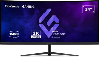 Viewsonic VX3418C-2K computer monitor 86.4 cm (34") 3440 x 1440 pixels UltraWide Quad HD Black view 4