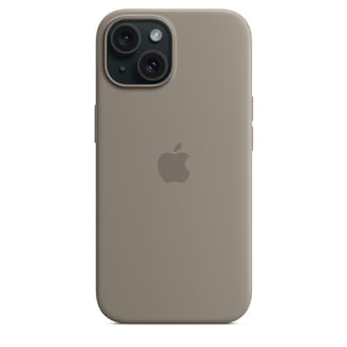 Apple iPhone 15 Silicone Case with MagSafe - Clay view 5