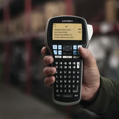 DYMO LabelManager 420P High Performance Rechargeable Portable Label Maker Kit | ABC Keyboard with 4 Rolls of D1 Labels & Carrying Case view 5