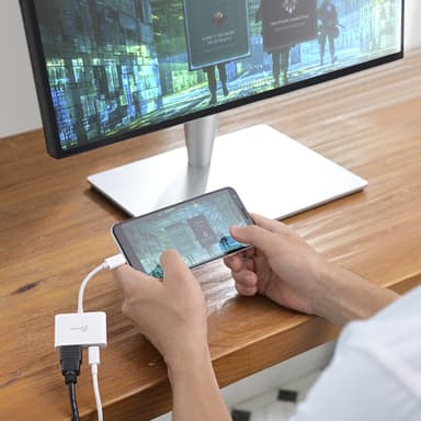 j5create JCA152 USB-C® to 4K HDMI™ Adapter with Power Delivery, Black view 7