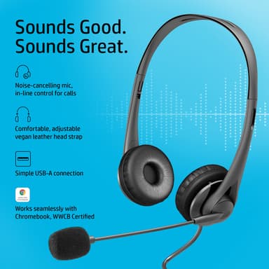 HP Stereo USB Headset G2 view 4