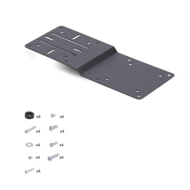 StarTech.com VESA Mounting Bracket for NUC/Thin Clients or Laptop Docking Stations, VESA 75x75/100x100 Compatible Extension Plate For Mini PC view 10
