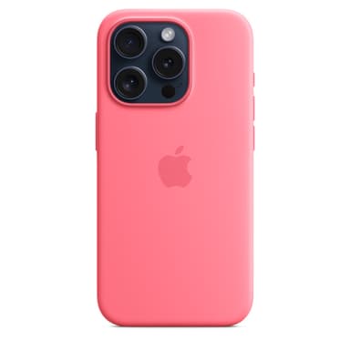 Apple iPhone 15 Pro Silicone Case with MagSafe - Pink view 2