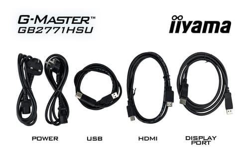 iiyama G-MASTER GB2771HSU-B1 computer monitor 68.6 cm (27") 1920 x 1080 pixels Full HD Black