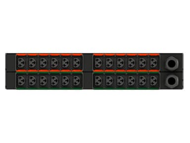 Vertiv Geist AG05M2R1-24CF13-3PS6PS6B211-D power distribution unit (PDU) 24 AC outlet(s) 0U Black view 2