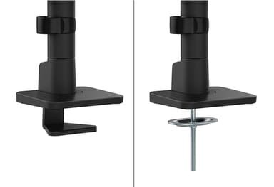Neomounts DS65S-950BL2 Monitor arm 24-34" - gas spring - Topfix - multi-adjustable - 180°-stop view 16