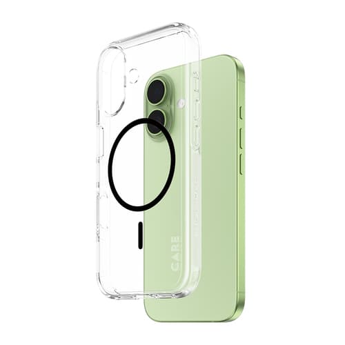 PanzerGlass CARE™ by ® Urban Explorer Case Transparent w. Black MagSafe iPhone 17