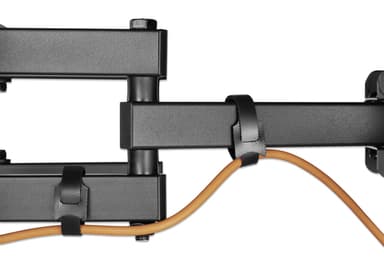 Manhattan Wall Mount for TV & Monitors (Full Motion), For screens 32" to 65", VESA compatibility: all between 100x100mm to 600x400mm - check the dimensions of the four mounting holes on back of screen to ensure it fits, Max 40kg, Black, Bracket, Lifetime Warranty view 8