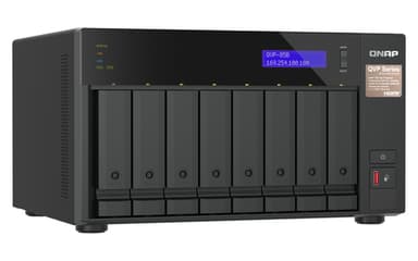 QNAP QVP-85B NAS/storage server Tower Intel® Core™ i5 32 GB DDR4 0 TB QVR Pro Black view 2