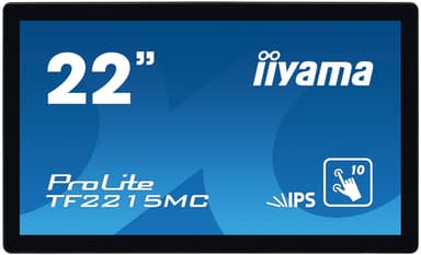 iiyama ProLite TF2215MC-B2 computer monitor 54.6 cm (21.5") 1920 x 1080 pixels Full HD LED Touchscreen Multi-user Black view 4