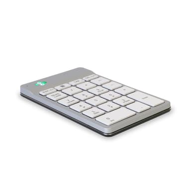 R-Go Tools Numeric keypad R-Go Numpad Break, ergonomic numeric keypad with break software, bluetooth, white view 2
