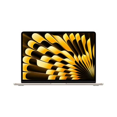 Apple MacBook Air 13-inch : M2 chip with 8-core CPU and 8-core GPU, 16GB, 256GB - Starlight view 1