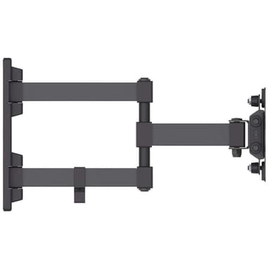 Manhattan Wall Mount for TV & Monitors (Full Motion), For screens 13" to 27", VESA compatibility: 75x75mm and 100x100mm - check the dimensions of the four mounting holes on back of screen to ensure it fits, Max 20kg, Black, Bracket view 4